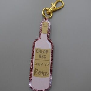 Roommates Cheap Rose Keychain Bag Charm